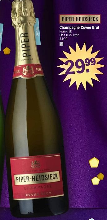 Promoties Champagne cuvée brut - Champagne - Geldig van 27/11/2023 tot 01/01/2024 bij Albert Heijn