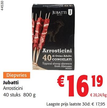 Promoties Jubatti arrosticini - Jubatti - Geldig van 29/11/2023 tot 12/12/2023 bij Colruyt