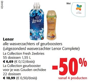 Promoties Lenor alle wasverzachters of geurboosters - Lenor - Geldig van 29/11/2023 tot 12/12/2023 bij Colruyt
