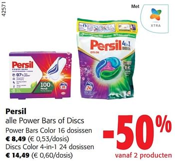 Promoties Persil alle power bars of discs - Persil - Geldig van 29/11/2023 tot 12/12/2023 bij Colruyt