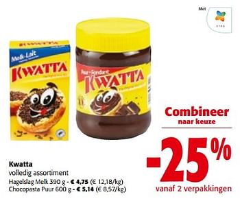 Promoties Kwatta volledig assortiment - Kwatta - Geldig van 29/11/2023 tot 12/12/2023 bij Colruyt