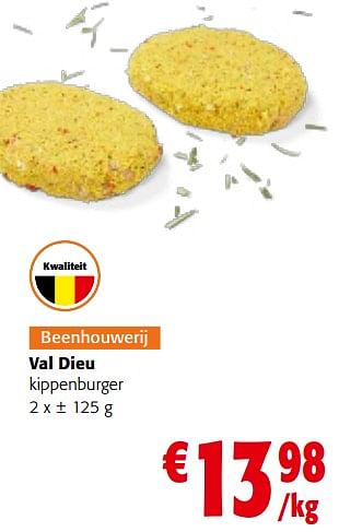Promoties Val dieu kippenburger - Val Dieu - Geldig van 29/11/2023 tot 12/12/2023 bij Colruyt