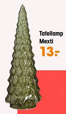 Promoties Tafellamp mexti - Huismerk - Kwantum - Geldig van 01/12/2023 tot 17/12/2023 bij Kwantum
