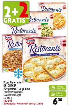 Promoties Pizza ristorante dr. oetker - Dr. Oetker - Geldig van 29/11/2023 tot 05/12/2023 bij Match