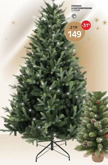 Promoties Premium kunstkerstboom - Huismerk - Brico - Geldig van 29/11/2023 tot 28/12/2023 bij Brico