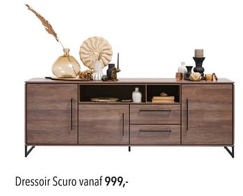 Promoties Dressoir scuro - Huismerk - Pronto Wonen - Geldig van 03/12/2023 tot 09/12/2023 bij Pronto Wonen