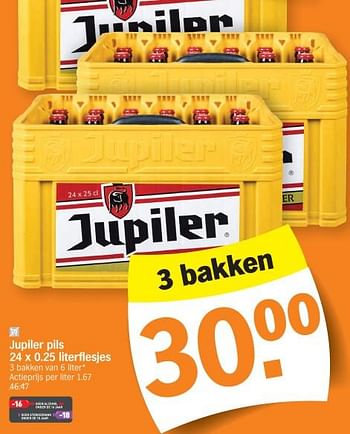 Promotions Jupiler pils - Jupiler - Valide de 04/12/2023 à 10/12/2023 chez Albert Heijn