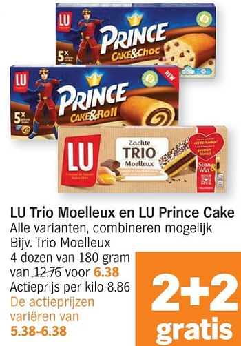 Promotions Lu trio moelleux - Lu - Valide de 04/12/2023 à 10/12/2023 chez Albert Heijn