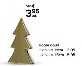 Promoties Boom goud - Huismerk - Euroshop - Geldig van 17/11/2023 tot 31/12/2023 bij Euro Shop