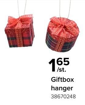 Promoties Giftbox hanger - Huismerk - Euroshop - Geldig van 17/11/2023 tot 31/12/2023 bij Euro Shop