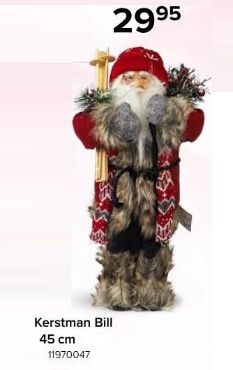 Promoties Kerstman bill 45 cm - Huismerk - Euroshop - Geldig van 17/11/2023 tot 31/12/2023 bij Euro Shop