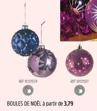 Promotions Boules de noel - Produit maison - Brico - Valide de 29/11/2023 à 28/12/2023 chez Brico