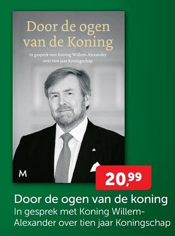 Promoties Door de ogen van de koning - Huismerk - Boekenvoordeel - Geldig van 02/12/2023 tot 10/12/2023 bij BoekenVoordeel