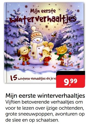 Promoties Mijn eerste winterverhaaltjes - Huismerk - Boekenvoordeel - Geldig van 02/12/2023 tot 10/12/2023 bij BoekenVoordeel