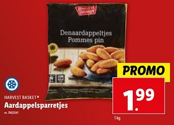Promotions Aardappelsparretjes - Harvest Basket - Valide de 06/12/2023 à 12/12/2023 chez Lidl