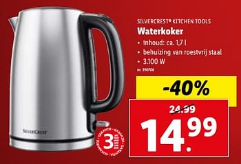 Promoties Silvercrest kitchen tools waterkoker - SilverCrest - Geldig van 06/12/2023 tot 12/12/2023 bij Lidl