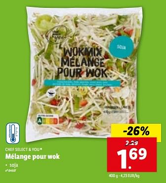 Promotions Mélange pour wok - Chef select & you - Valide de 06/12/2023 à 12/12/2023 chez Lidl