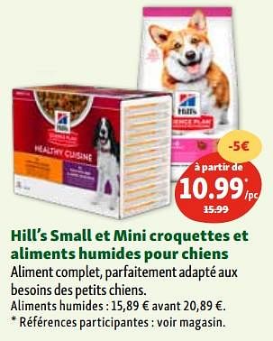 Promotions Hill’s small et mini croquettes et aliments humides pour chiens - Hill's - Valide de 06/12/2023 à 11/12/2023 chez Maxi Zoo