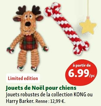 Promotions Jouets de noël pour chiens - Produit maison - Maxi Zoo - Valide de 06/12/2023 à 11/12/2023 chez Maxi Zoo