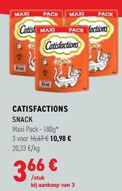 Promoties Catisfactions snack - Catisfactions - Geldig van 29/11/2023 tot 10/12/2023 bij Tom&Co