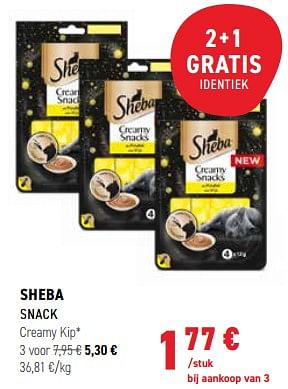 Promoties Sheba snack - Sheba - Geldig van 29/11/2023 tot 10/12/2023 bij Tom&Co