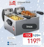 Friac F600IX duo Friteuse