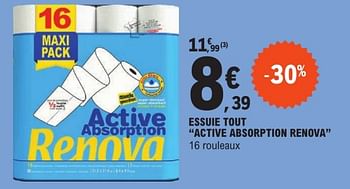 Essuie-tout active absorption RENOVA