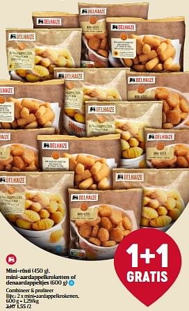 Promotions Mini-aardappelkroketten - Produit Maison - Delhaize - Valide de 07/12/2023 à 13/12/2023 chez Delhaize