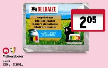 Promoties Melkerijboter - Huismerk - Delhaize - Geldig van 07/12/2023 tot 13/12/2023 bij Delhaize