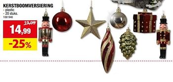 Promoties Kerstboomversiering - Huismerk - Hubo  - Geldig van 06/12/2023 tot 17/12/2023 bij Hubo