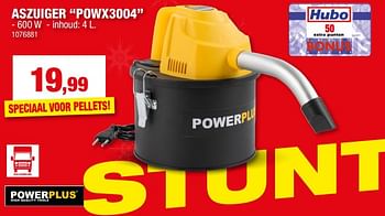 Promoties Powerplus aszuiger powx3004 - Powerplus - Geldig van 06/12/2023 tot 17/12/2023 bij Hubo