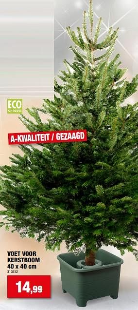 Promoties Voet voor kerstboom - Huismerk - Hubo  - Geldig van 06/12/2023 tot 17/12/2023 bij Hubo