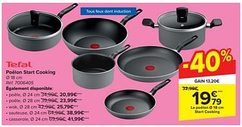 Promotions Le poêlon start cooking - Tefal - Valide de 06/12/2023 à 09/12/2023 chez Carrefour