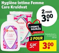 Promo Hygiène intime Femme Care Kruidvat chez Kruidvat