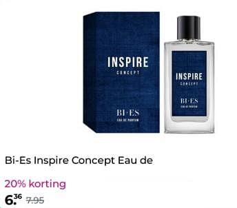 Promoties Bi-es inspire concept eau de parfum - Bi-es - Geldig van 07/12/2023 tot 10/12/2023 bij Plein