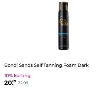 Promoties Bondi sands self tanning foam dark - Bondi Sands - Geldig van 07/12/2023 tot 10/12/2023 bij Plein
