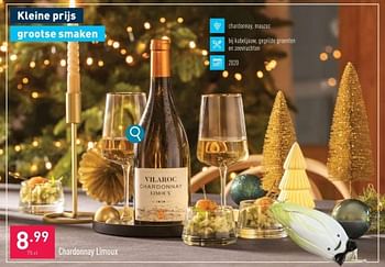 Promoties Chardonnay limoux - Witte wijnen - Geldig van 11/12/2023 tot 22/12/2023 bij Aldi