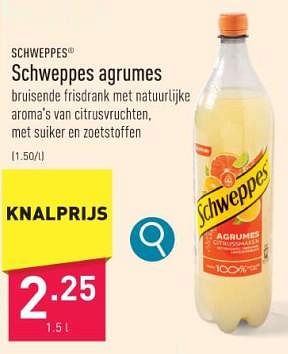 Promoties Schweppes agrumes - Schweppes - Geldig van 11/12/2023 tot 22/12/2023 bij Aldi