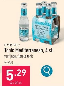 Promoties Tonic mediterranean - Fever Tree - Geldig van 11/12/2023 tot 22/12/2023 bij Aldi