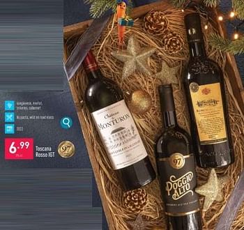 Promoties Toscana rosso igt - Rode wijnen - Geldig van 11/12/2023 tot 22/12/2023 bij Aldi