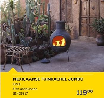 Promoties Mexicaanse tuinkachel jumbo - Huismerk - Supra Bazar - Geldig van 05/12/2023 tot 04/01/2024 bij Supra Bazar