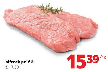 Promoties Bifteck pelé 2 - Huismerk - Spar Retail - Geldig van 30/11/2023 tot 13/12/2023 bij Spar (Colruytgroup)
