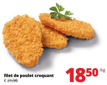 Promoties Filet de poulet croquant - Huismerk - Spar Retail - Geldig van 30/11/2023 tot 13/12/2023 bij Spar (Colruytgroup)