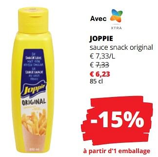 Promoties Joppie sauce snack original - Elite - Geldig van 30/11/2023 tot 13/12/2023 bij Spar (Colruytgroup)