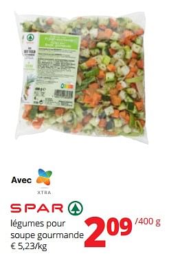Promoties Légumes pour soupe gourmande - Spar - Geldig van 30/11/2023 tot 13/12/2023 bij Spar (Colruytgroup)