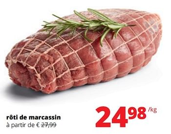 Promoties Rôti de marcassin - Huismerk - Spar Retail - Geldig van 30/11/2023 tot 13/12/2023 bij Spar (Colruytgroup)