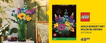 Promoties 10313 boeket met wilde bloemen - Lego - Geldig van 05/12/2023 tot 04/01/2024 bij Supra Bazar