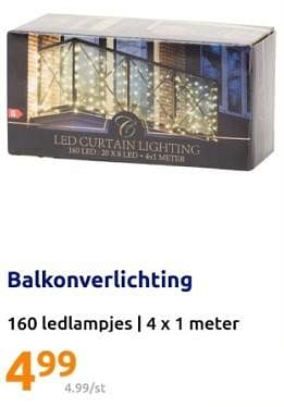 Promoties Balkonverlichting - Huismerk - Action - Geldig van 06/12/2023 tot 12/12/2023 bij Action