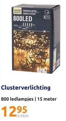 Promoties Clusterverlichting - Huismerk - Action - Geldig van 06/12/2023 tot 12/12/2023 bij Action