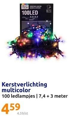 Promoties Kerstverlichting multicolor - Huismerk - Action - Geldig van 06/12/2023 tot 12/12/2023 bij Action